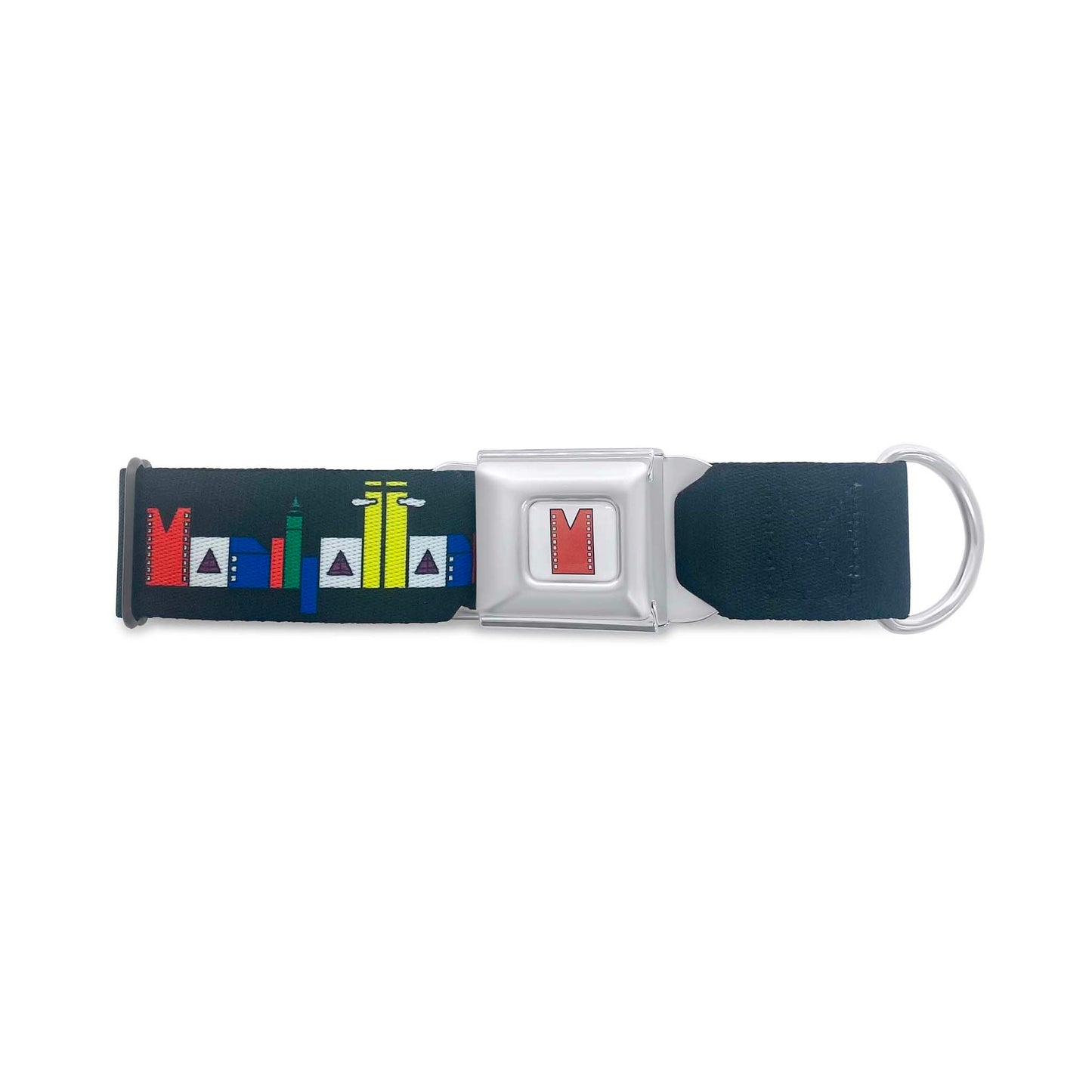 Nightlife Skyline-Manhattan Lifestyle Logo Dog Collar