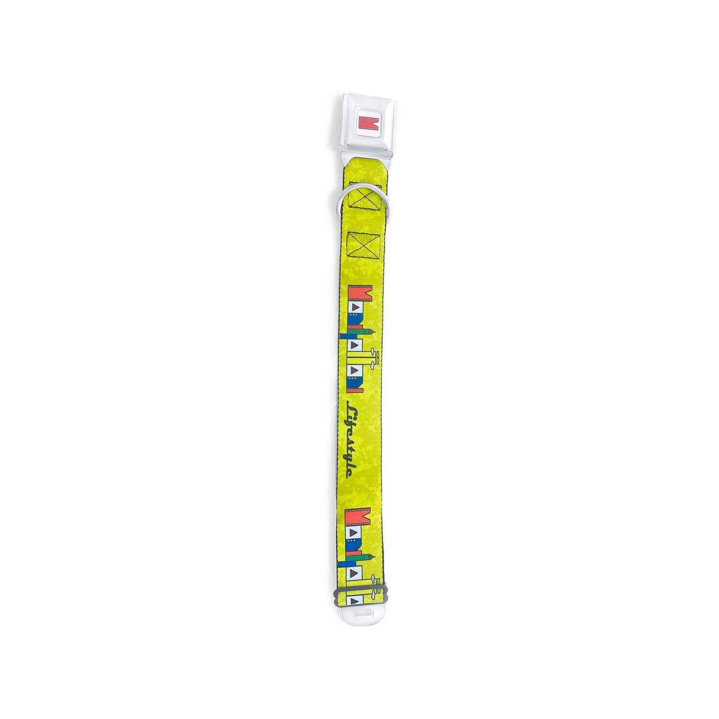 Sunny Days- Manhattan Lifestyle Logo Dog Collar