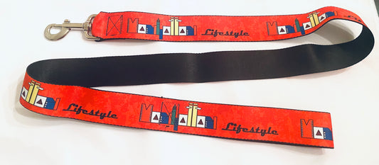 Big Apple Red - Manhattan Lifestyle Logo leash