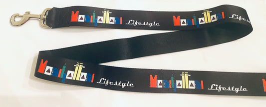 Nightlife Skyline - Manhattan Lifestyle Logo leash